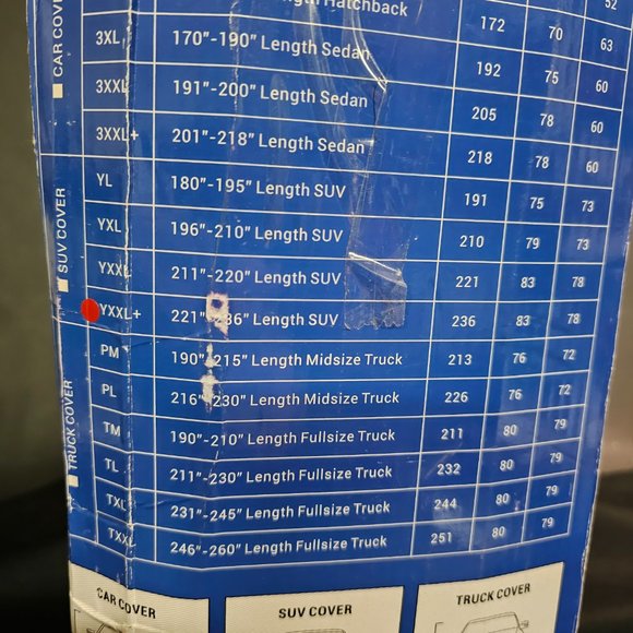 Tecoom Hard Shell Zipper Design Waterproof UV-Proof Windproof Car Cover NIB - Picture 11 of 13